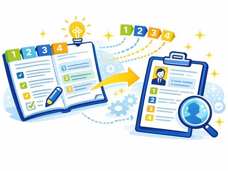 ジョブカードの書き方手順と記入例の活用イメージ