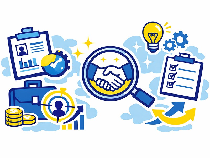 新卒面接の自己紹介で、経験量よりも学ぶ姿勢や行動意欲が評価される視点を整理したイラスト｜新卒 面接 自己紹介