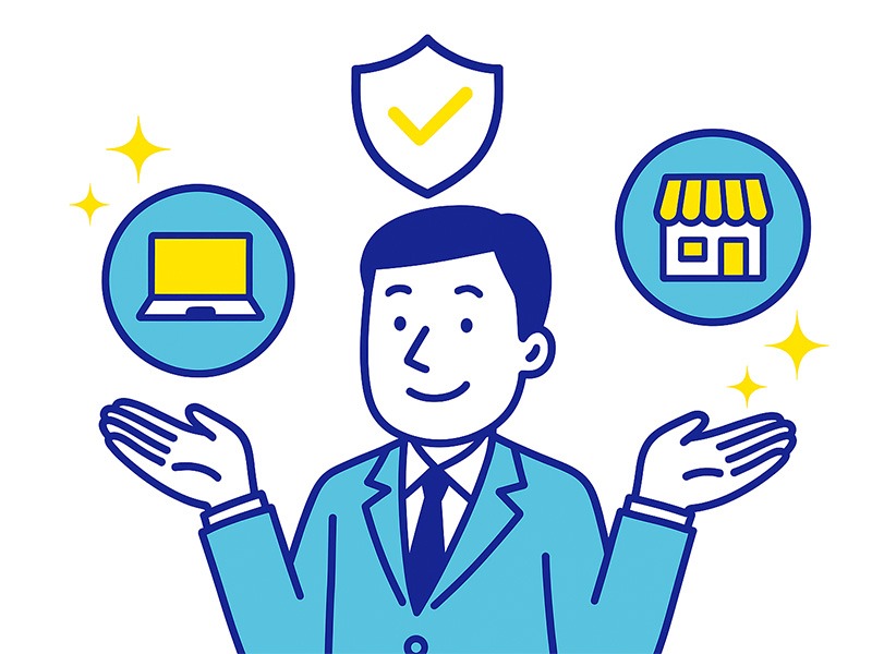 副業が会社にバレないようにする方法を税金や手続きの仕組みから整理したイラスト