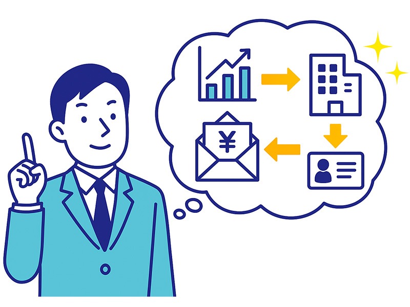 会社にバレる副業の仕組みを税金や住民税、年末調整の流れから整理したイラスト