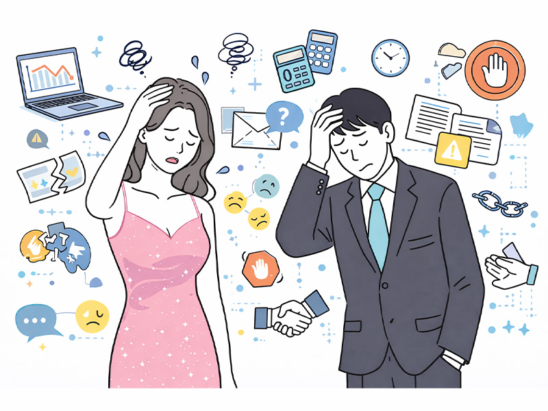 体入ドットコムで採用率が上がった条件改善の成功事例をもとに、応募から体入・本入店につながったポイントをランキング形式で整理したイメージイラスト