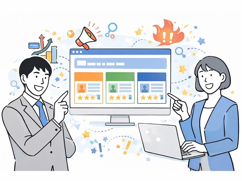 体入ドットコムのトップページ露出系オプションで注目度と応募導線を高めるイメージ