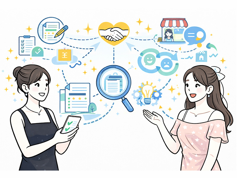 体入ドットコム求人改善で本入店率を高める実践視点のイメージ