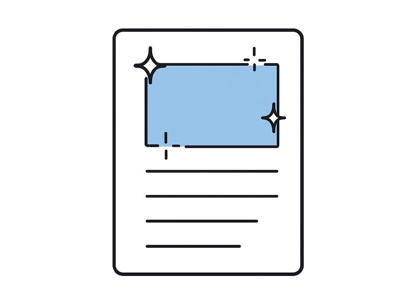 type応募数を増やす写真・ビジュアル改善をイメージしたイラスト