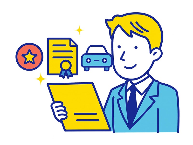 転職の履歴書の資格欄の書き方と優先順位を示すイラスト｜転職 履歴書 書き方