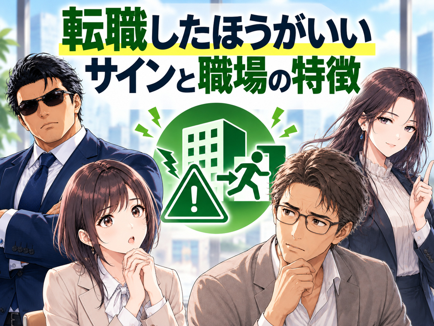 転職したほうがいいサインとして、心身への影響やキャリアアップ、待遇・働き方の改善が見込めない職場の特徴を解説